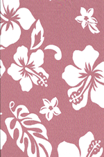 60pareau  - tropical vintage style, Hawaiian botanical flower fabric.