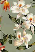 70waiakea 55 inch wide Tropical Hawaiian flowers - cotton barkcloth fabric