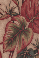 Makaii Taupe Hawaiian vintage style nubby bark cloth upholstery fabric