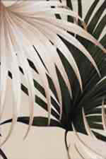 Kailua Tan Big leafy Fern Hawaiian Tropical Outdoor fabric
