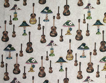 10lelina Hawaiian vintage style fabric