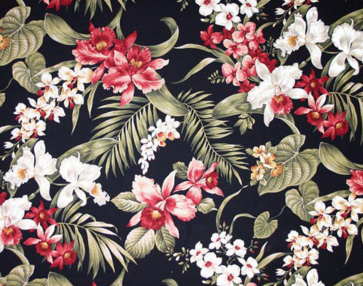 10ume Hawaiian vintage style fabric