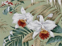 10akua Black, tiki, hula girls, retro fabric