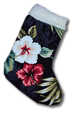 Hawaiian Christmas Stocking