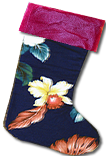 Hawaiian Christmas Stocking