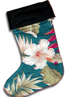 Hawaiian Christmas Stocking