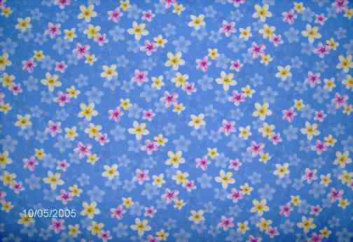 20plumeria Blue, Plumeria Flowers - broadcloth, apparel cotton Hawaiian vintage style fabric