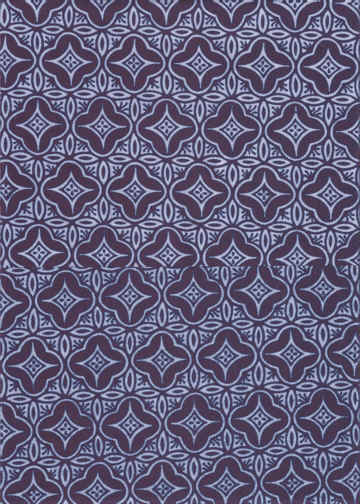 20indigoIV, Indigo blue Printed quilting or apparel fabric, retro fabric, cotton apparel fabric.