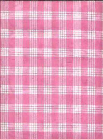 60palaka, pink and white Hawaiian cotton twill gingham apparel fabric apparel fabric, retro fabric, cotton apparel fabric.