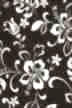 10liko black & white, hibiscus, apparel cotton, Hawaiian vintage style fabric