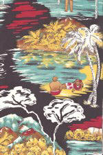 10hiapo Hawaiian vintage style fabric