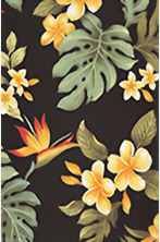 10lelina Hawaiian vintage style fabric