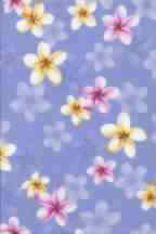 20plumeria Hawaiian vintage style fabric