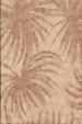 Milu Taupe Tropical Botanical Vintage Hawaiian Fabric orchid & plumeria flowers, cotton apparel fabric.