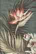 Tropical Hawaiia vintage style barkcloth fabric