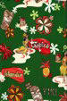 70akua Tiki, hula girls, retro Hawaiian fabric, cotton apparel fabricc