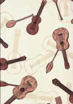 30ukulele ukulele instruments on a cotton apparel fabric