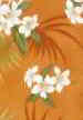 14oko Tropical Hawaiian orchid & plumeria flowers, cotton apparel fabric.