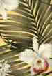 Fern - Maize - Hawaiian vintage style fabric on cotton upholstery bark cloth